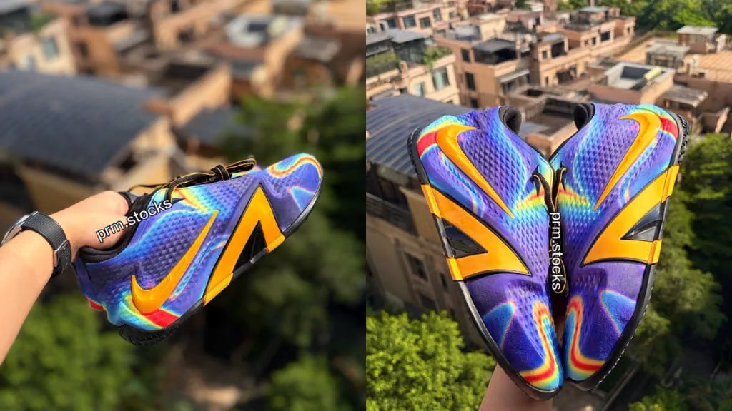 Nike Ja 4 Radar colorway basketball shoe featuring bold court-ready design with mesh and synthetic upper construction