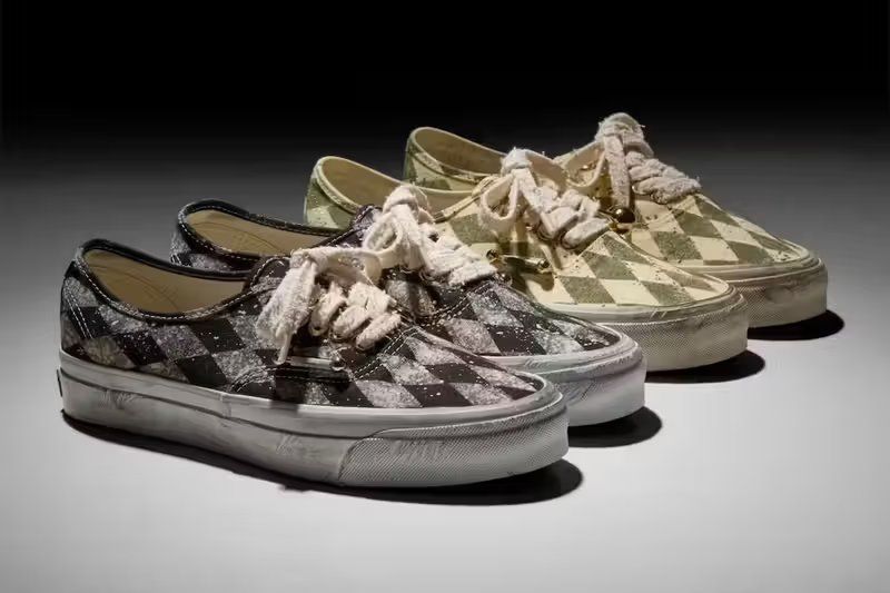 Paura x Vans Authentic collection featuring two premium canvas low-top variants with punk-inspired design details