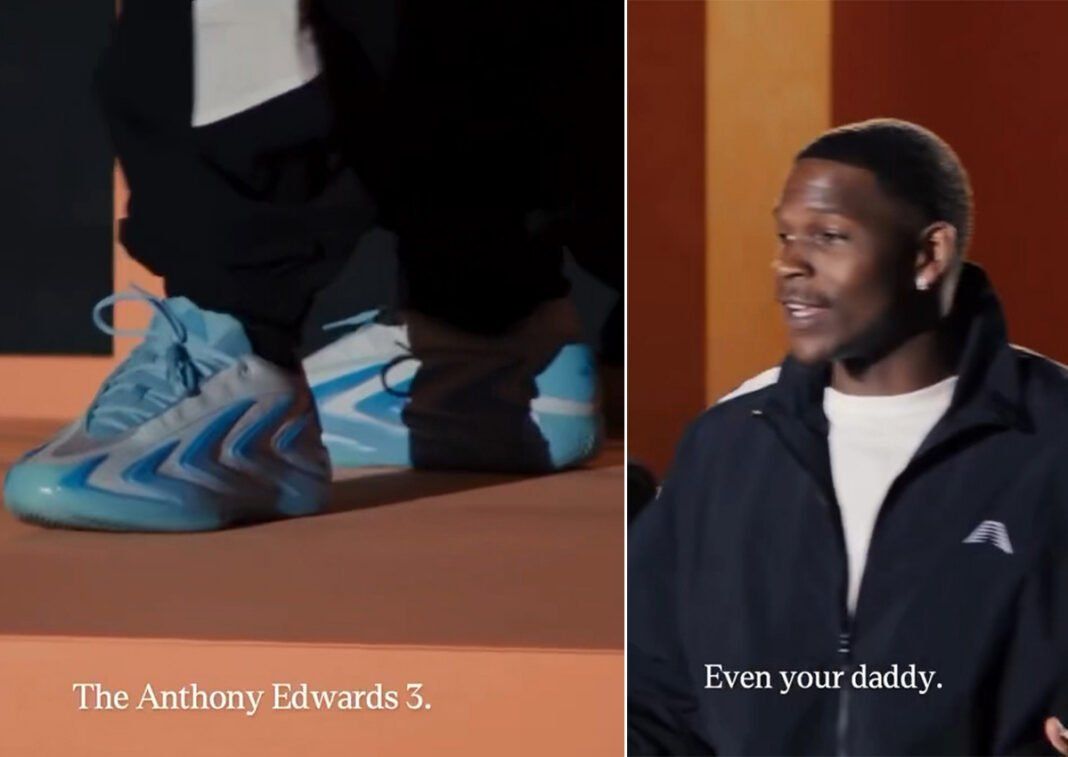 Anthony Edwards in adidas AE 3 'Cold Blooded' campaign commercial still