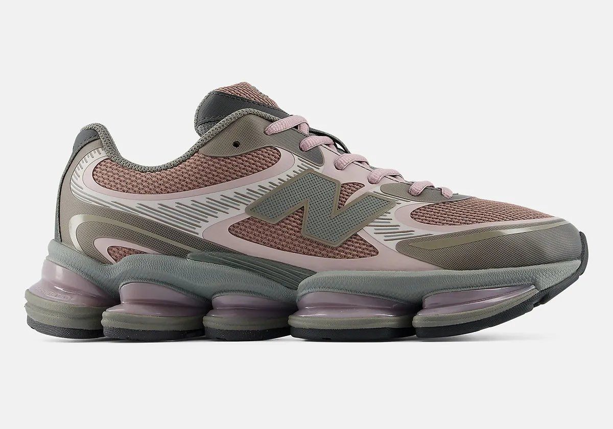 New Balance 2000 in Ice Wine colorway, showing the chunky profile and multi-panel upper design with ABZORB SBS cushioning