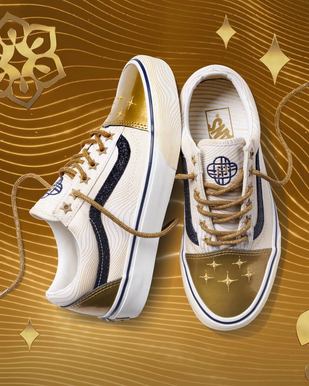 Vans Old Skool Golden sneaker in KPop Demon Hunters colorway collaboration