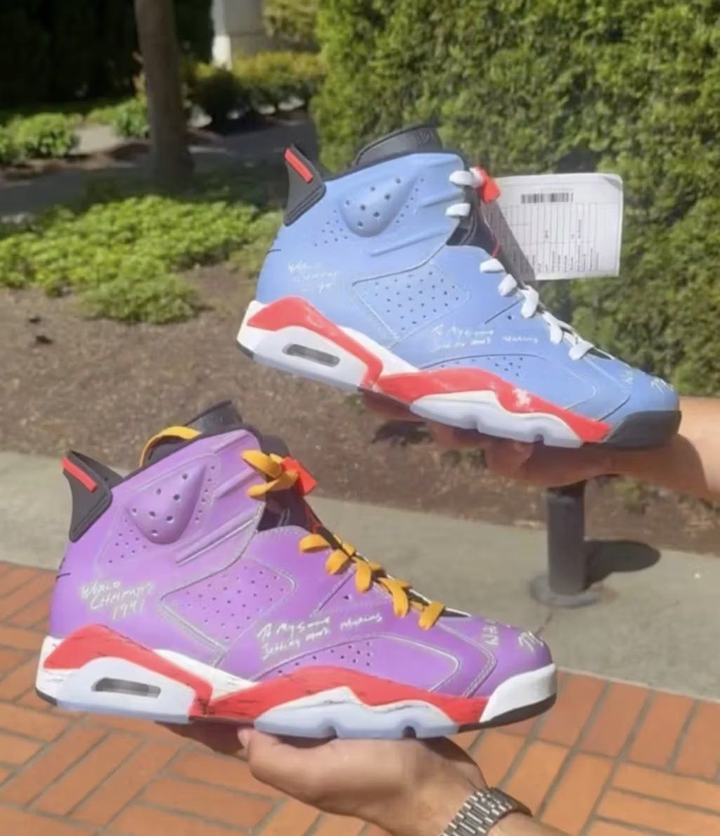 Air Jordan 6 collaboration design from Trophy Room x Jordan Brand project