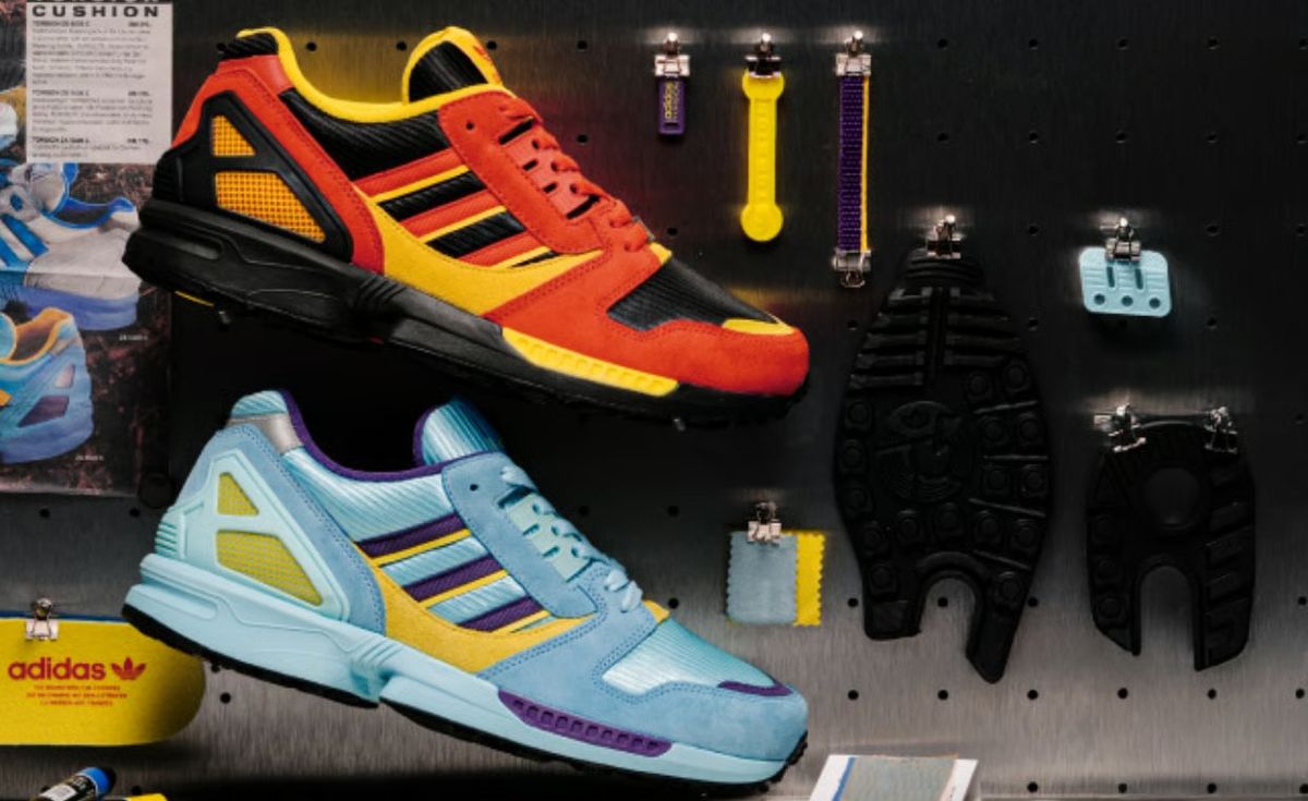 size? exclusive adidas Originals Archive ZX 8000 Pack featuring Aqua prototype and Germany flag colorway, releasing August 2026