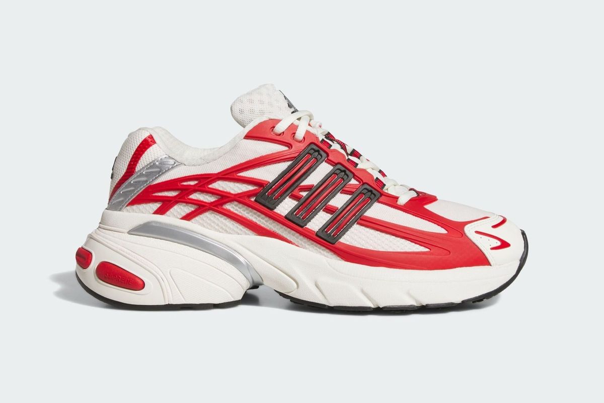 adidas Adistar XLG 2.0 Power Red running sneaker, lateral view