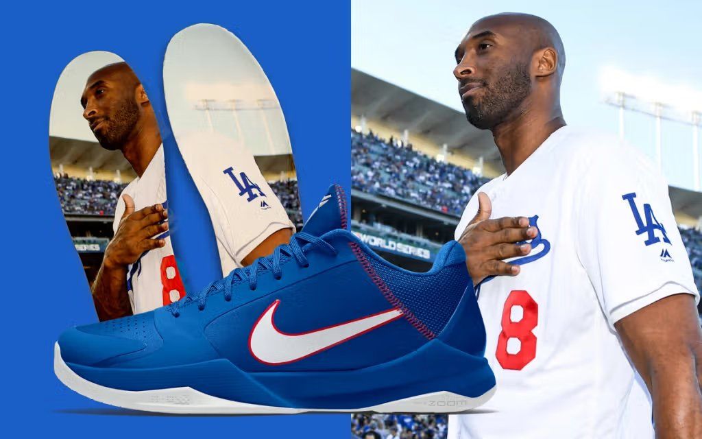 Nike Kobe 5 Protro commemorating Kobe Bryant's final Dodger Stadium visit
