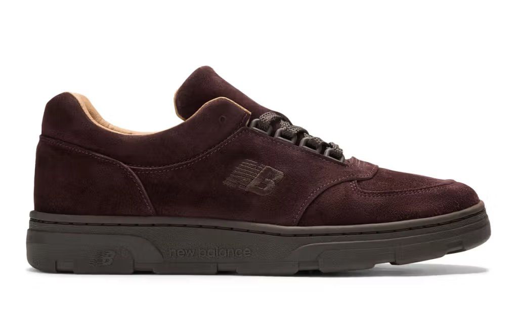 New Balance Allerdale in Fudge and Turkish Coffee colorway, side profile view