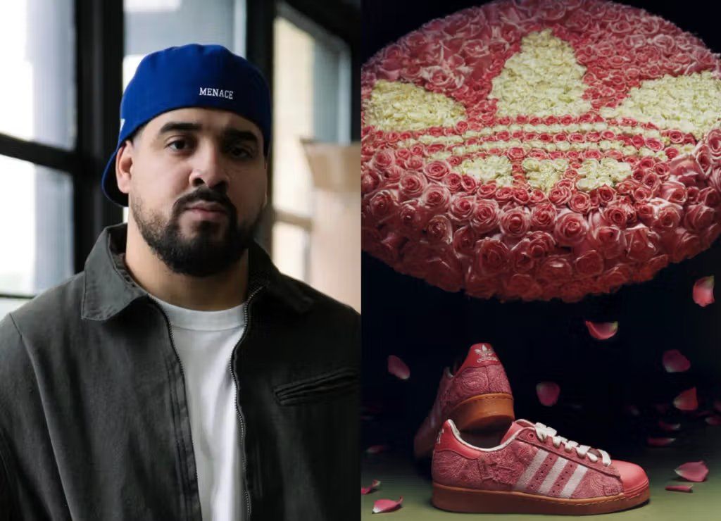 Adidas Superstar collaboration by designer Steven Mena, featuring the classic shell toe silhouette with personal design elements