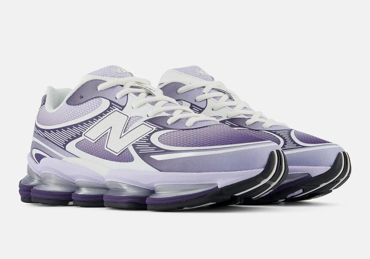 New Balance 2000 sneaker in Smoked Violet colorway featuring boysenberry and off-white tones