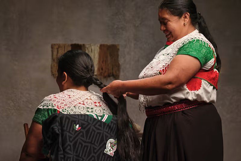 adidas x Someone Somewhere seven-piece Mexico World Cup collection featuring hand-embroidered details by Puebla artisans