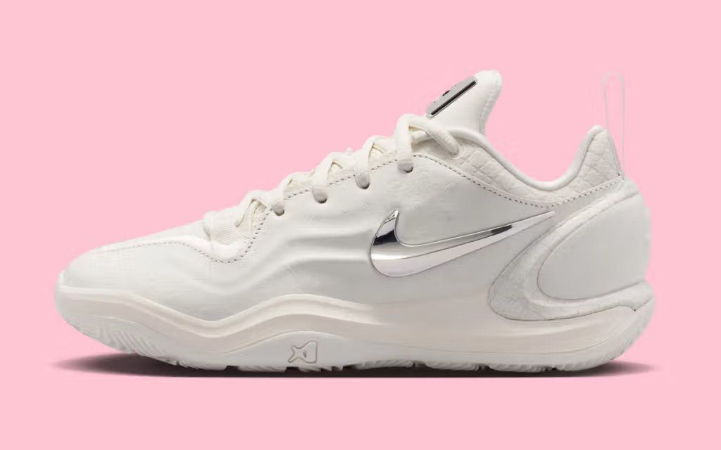 Nike A'Two White Label in refined white and accent colorway, A'ja Wilson signature basketball sneaker