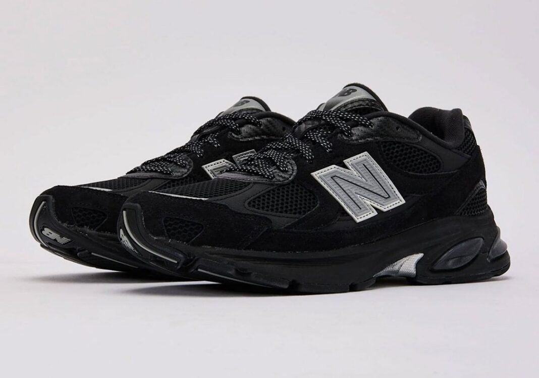 DTLR x New Balance 2010 Carbon Fiber exclusive sneaker with black mesh, silver N-logo branding, and carbon fiber heel detailing