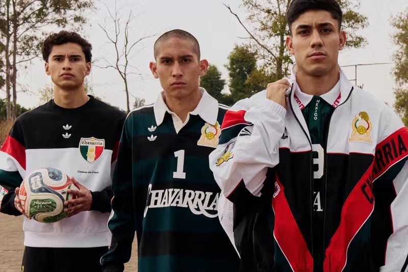 Willy Chavarria x adidas Originals Selección Nacional de México capsule featuring Megaride Copa and apparel with official federation credentials