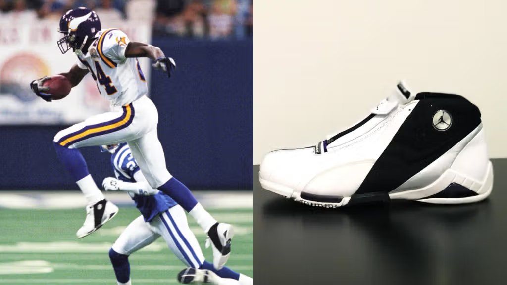 Jordan Super Freak OG in original colorway, heritage silhouette worn by Randy Moss