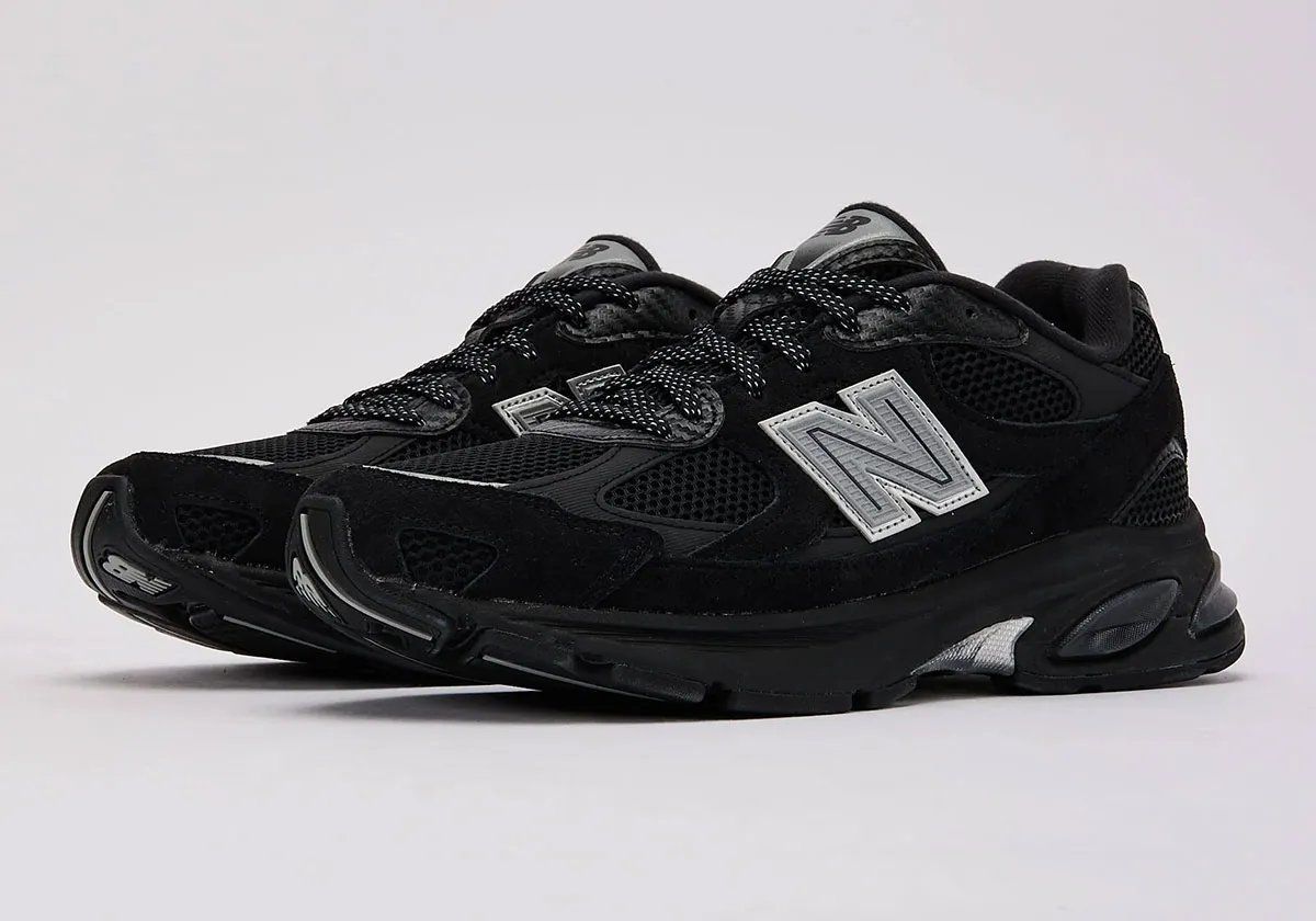New Balance 2010 Black/Metallic Silver with carbon fiber heel and reflective 3M detailing, DTLR exclusive