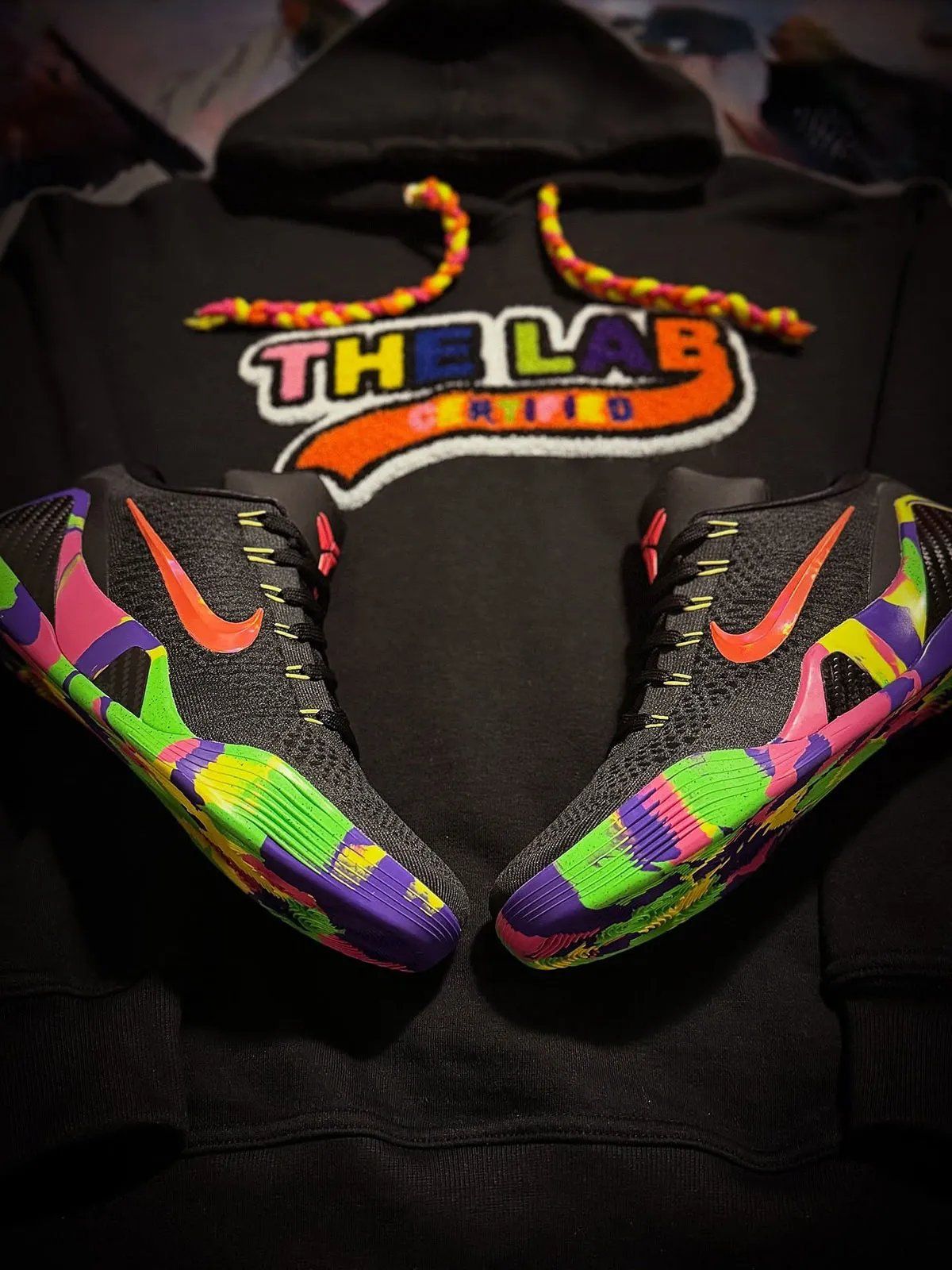 Aaliyah Chavez's Nike Kobe 9 Elite Low player exclusive in multi-color colorway