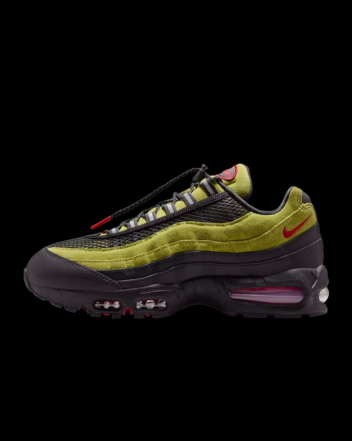 Aya Brown x Nike Air Max 95 Big Bubble 'Atomic Green and Black'