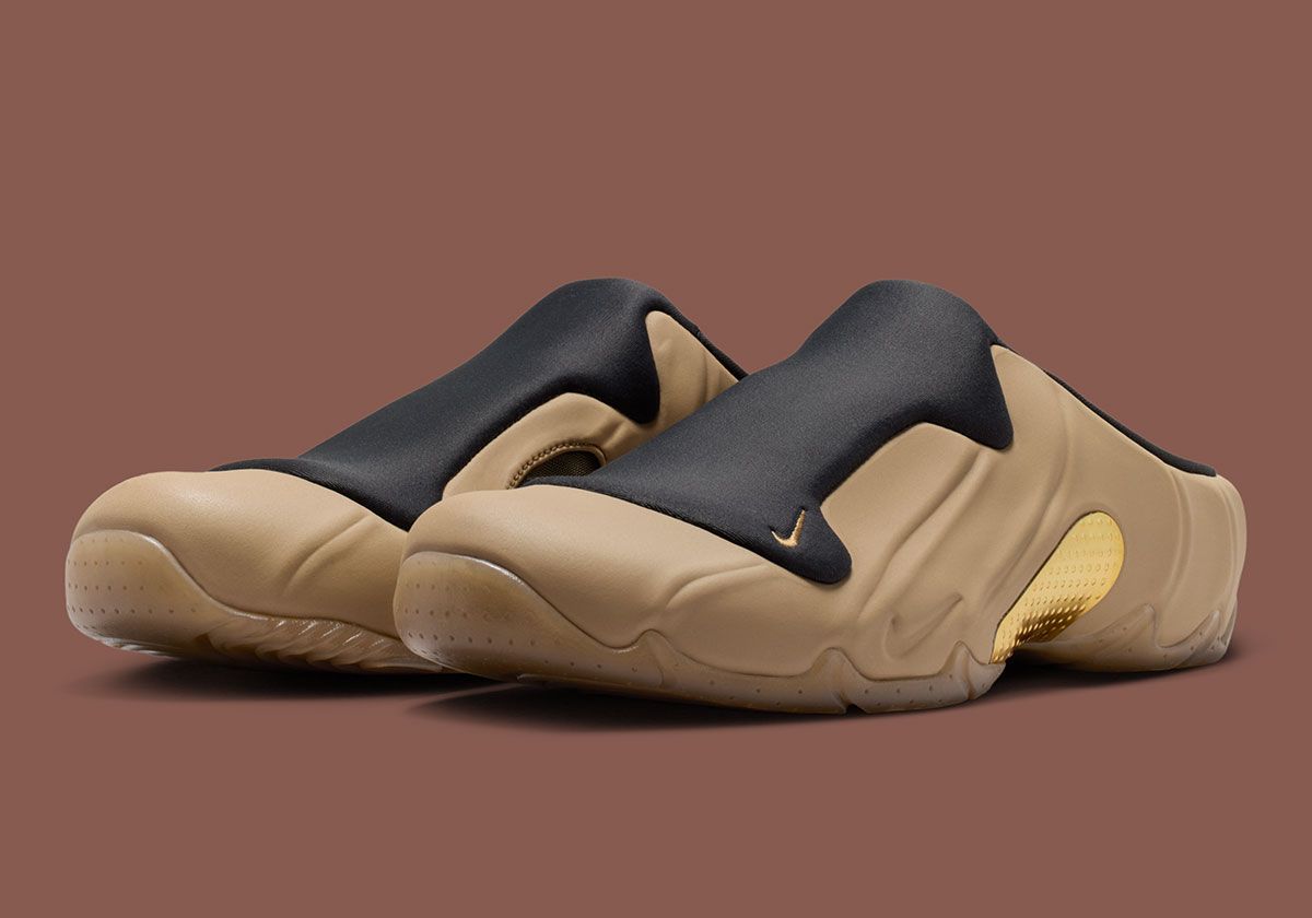 Nike Clogposite in Parachute Beige with composite upper and clog-inspired sole unit