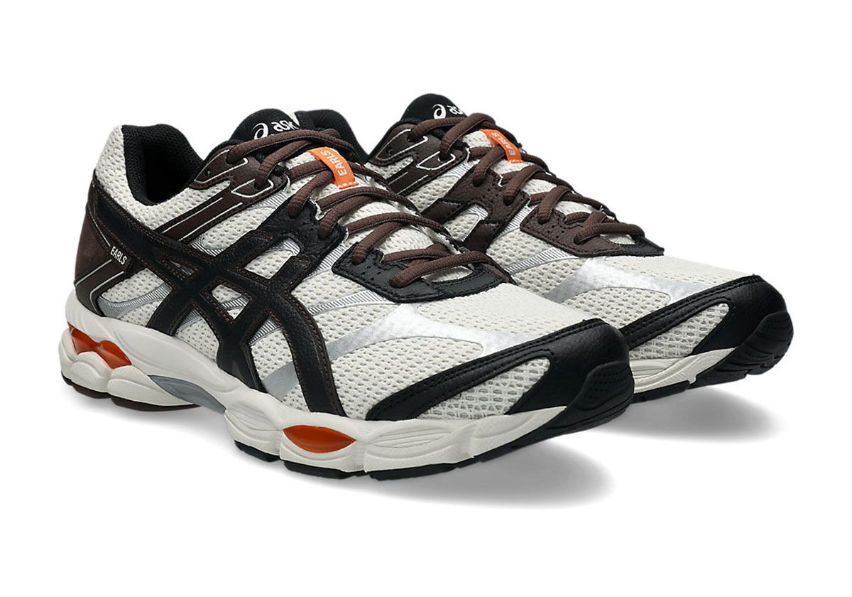 ASICS GEL-Cumulus 16 in cream and brown colorway from the EARLS second collaboration collection
