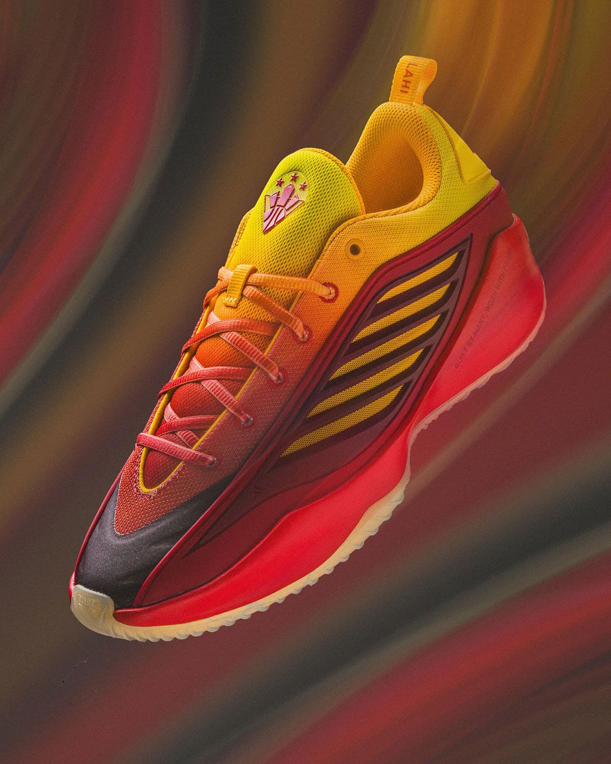 Adidas Anthony Edwards Believe That 1 in red and yellow gradient colorway celebrating Gilas Pilipinas