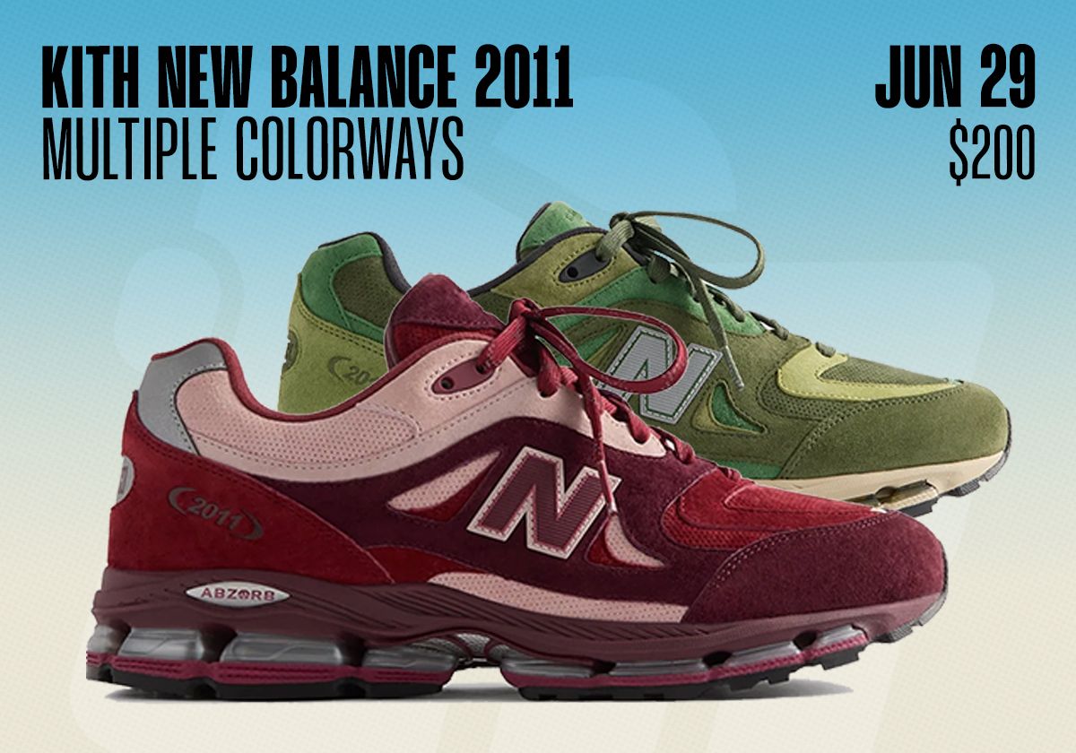 KITH x New Balance 2011 sneaker in debut colorway from co-designed collaboration