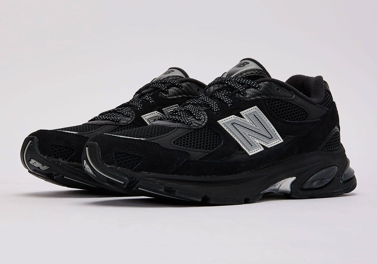 New Balance 2010 Black/Metallic Silver with carbon fiber heel and reflective 3M detailing, DTLR exclusive