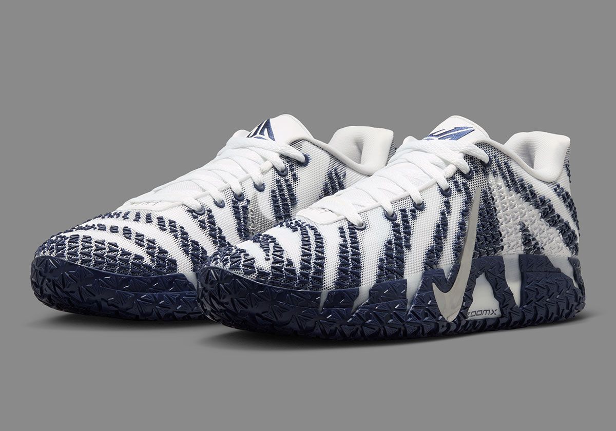 Nike Ja 3 Midnight Navy colorway, Team Bank collection final release, Ja Morant signature basketball shoe