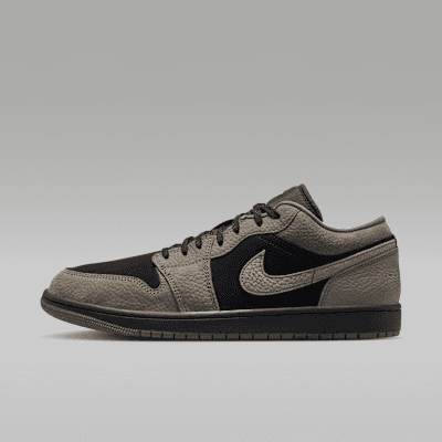 Air Jordan 1 Low SE Men's "Black/Light Wild Mango/Olive Grey"