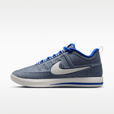 Nike Book 2 'Must Be The Denim' apparel in multi-color, sail, and game royal colorway
