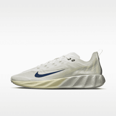 Nike Ava X Men's Shoes in Metallic Silver, Alabaster, Sail, and Midnight Navy colorway displayed against neutral background