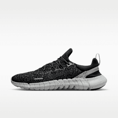 Nike Free Run 5.0 Men's Road in Black/Dark Smoke Grey/Black, style code CZ1884-006