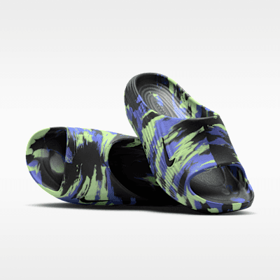 Nike ReactX Rejuven8 SE Men's Slides "Black/Lime Blast/Sapphire/Black"