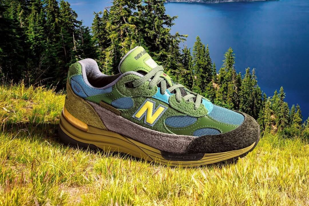 Salehe Bembury x New Balance Made In USA 992 Calm Be The Crater collaborative sneaker