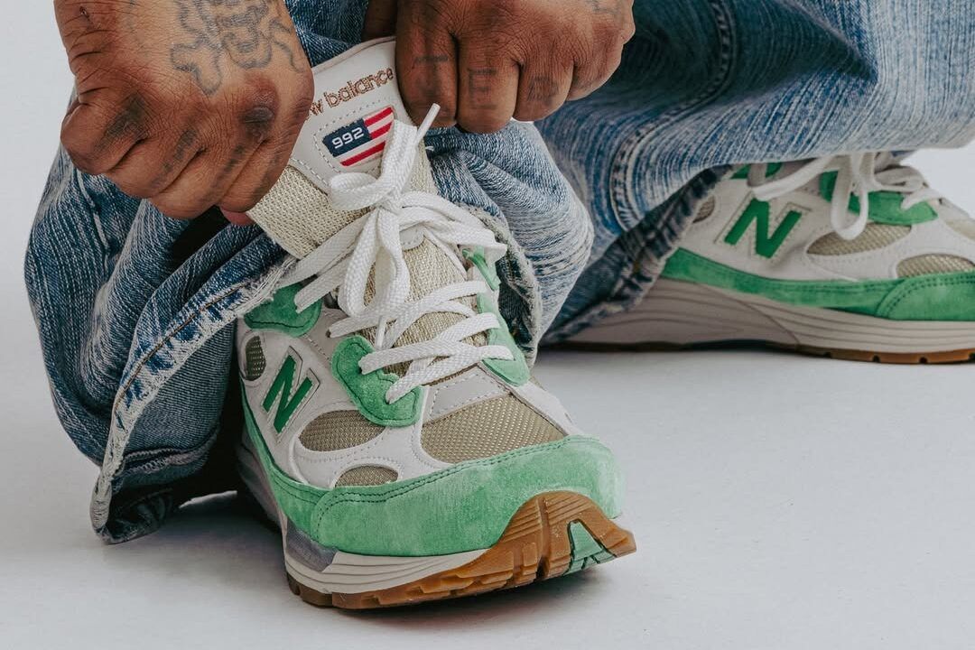 Every Now And Then x New Balance Made In USA 992 ENAT collaborative sneaker release