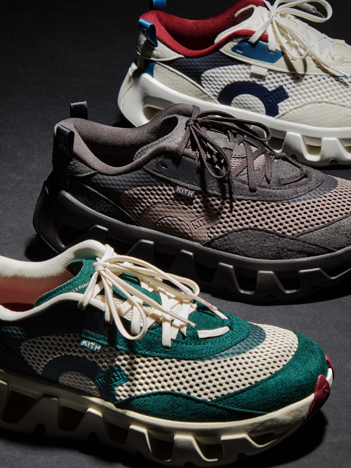 Kith x On K-Tech 1 and K-Tech 2 running shoes from the new multi-year partnership collaboration - detail view 4