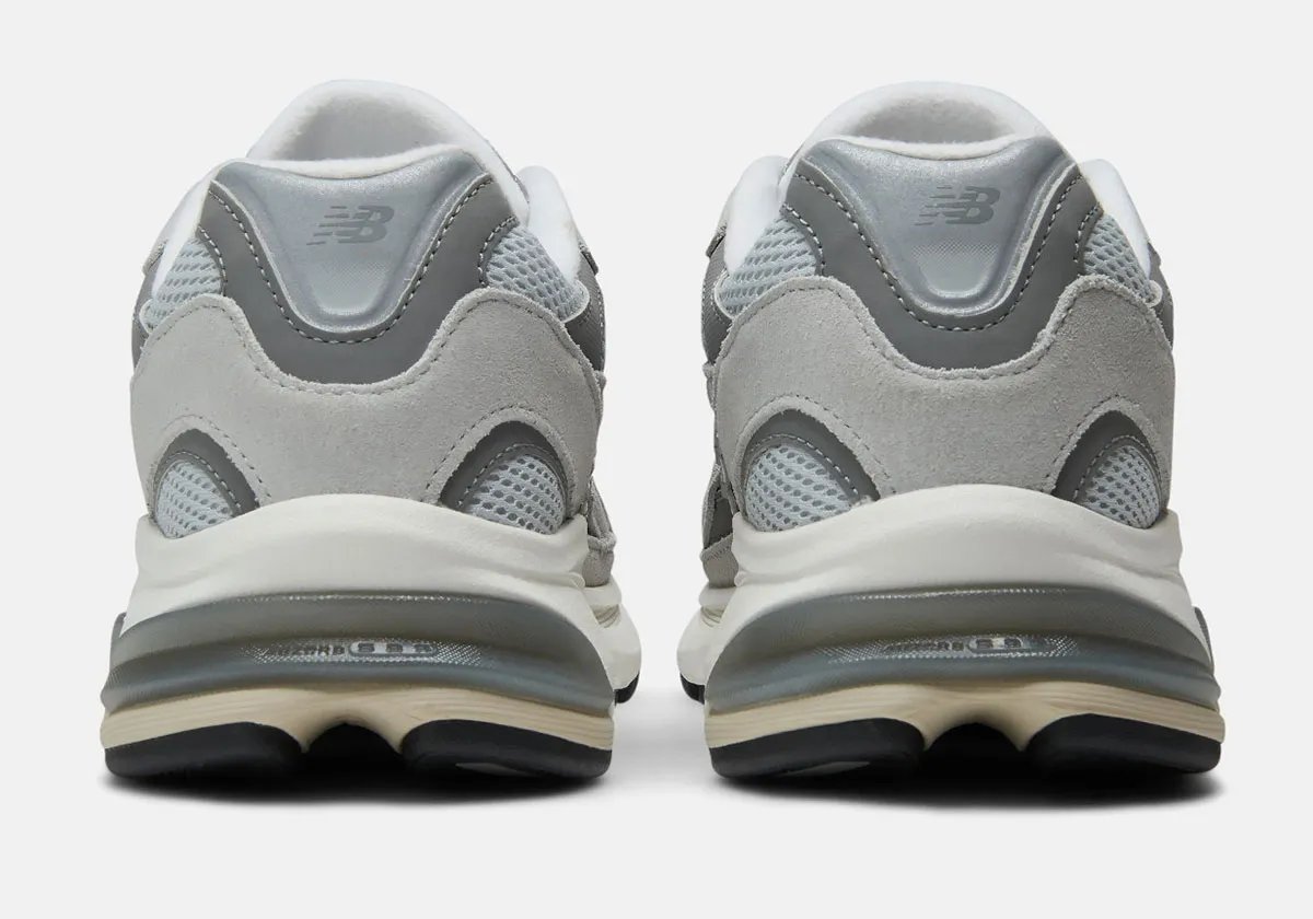 New Balance 2010 in muted Raincloud gray colorway, showcasing the silhouette's structured midsole and heel counter design - detail view 5
