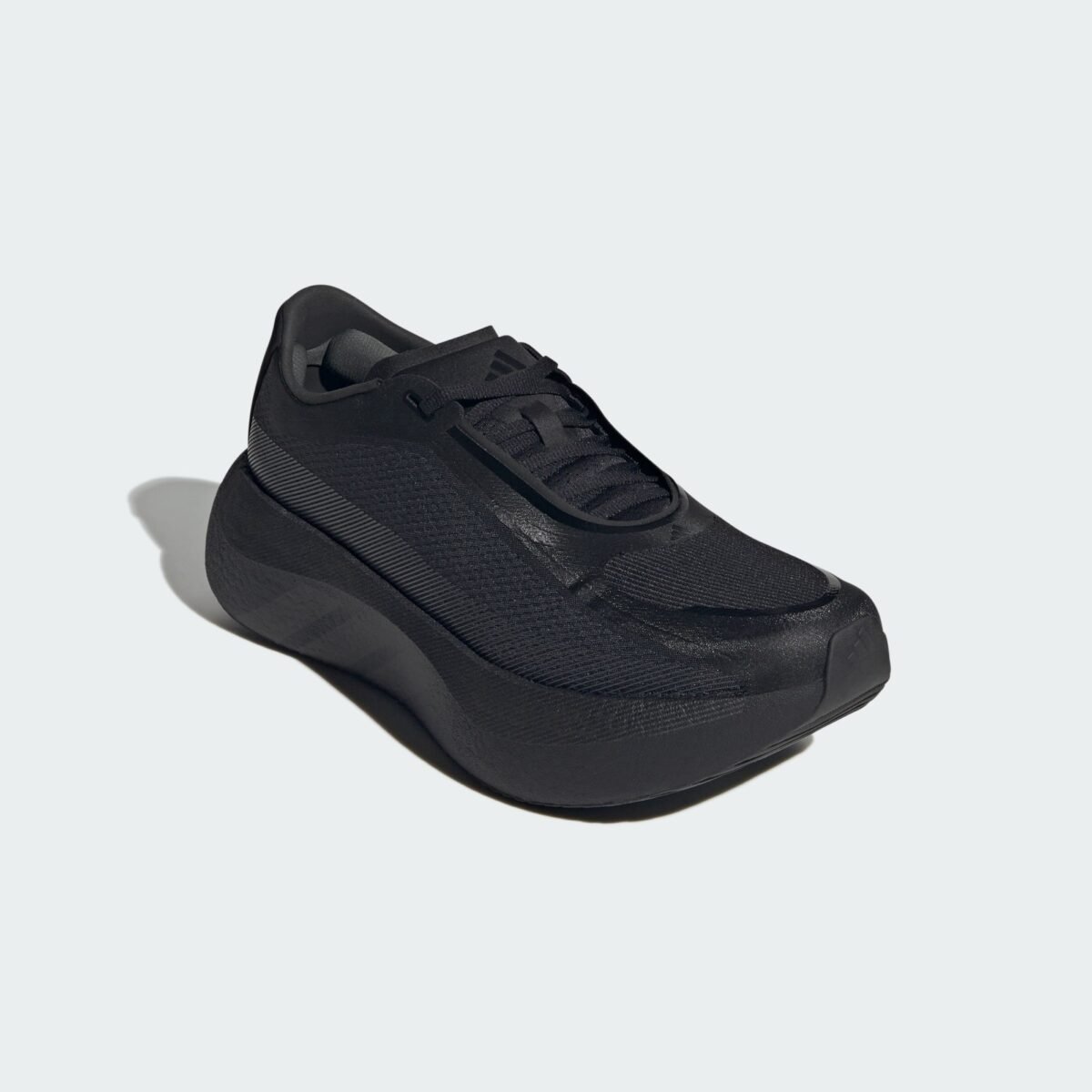 adidas Hyperboost Edge Core Black performance sneaker, lateral and medial side view - detail view 3