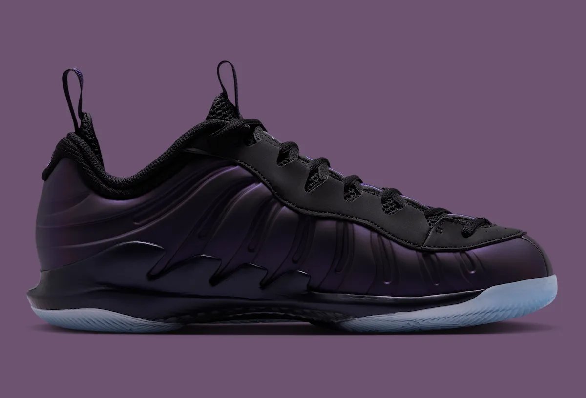 Nike Vapor X Posite Eggplant in royal purple with black accents and translucent sole plate - detail view 4