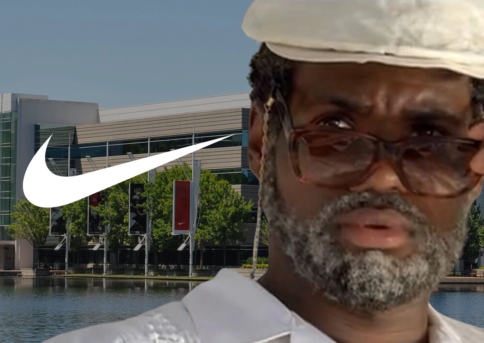LeBron James speaking on stage at Fanatics Fest discussing Nike's brand strategy and cultural positioning - detail view 1