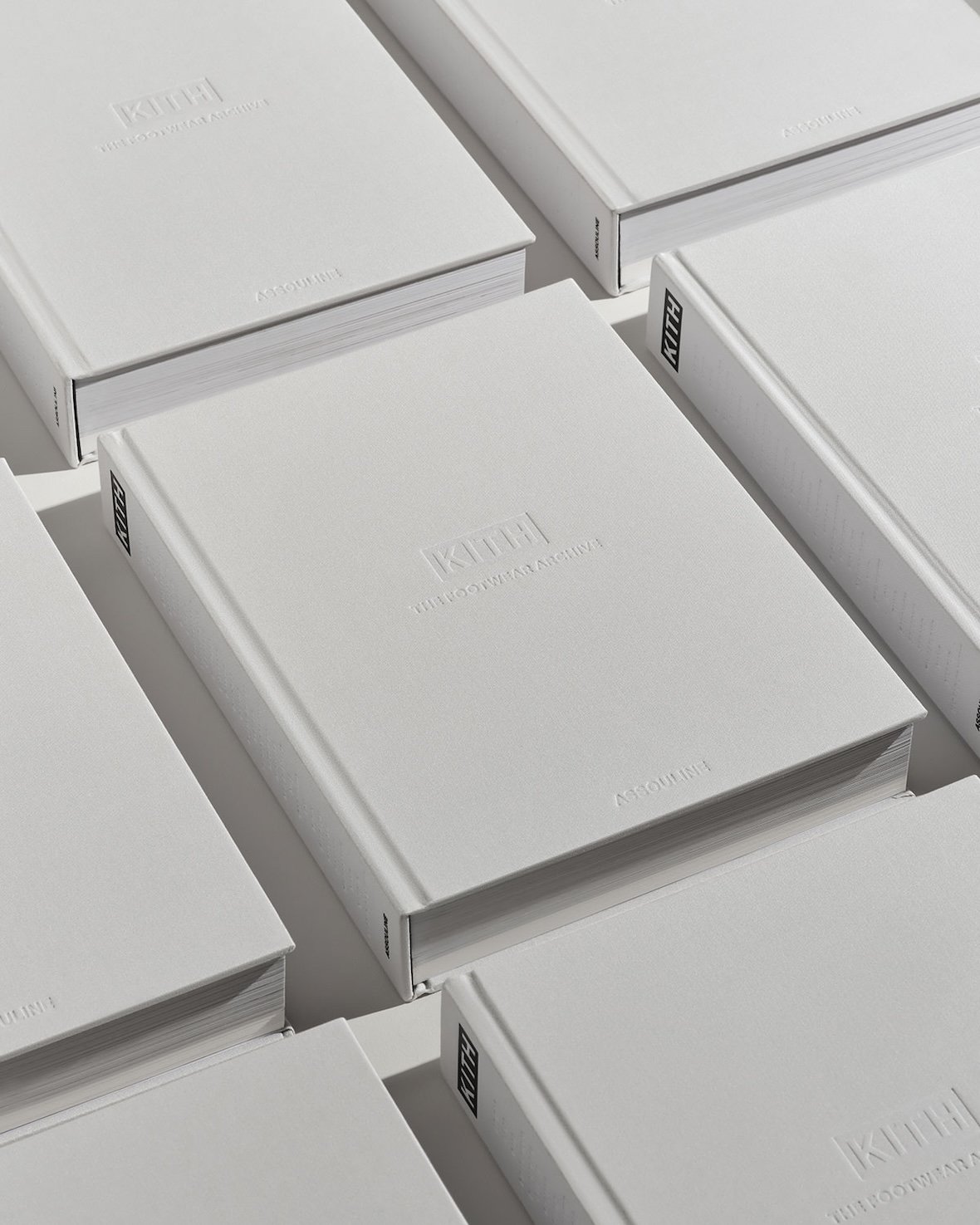 KITH: The Footwear Archive Assouline book cover and interior pages showcasing 700+ sneaker releases and unreleased samples from Ronnie Fieg's 15-year brand history - detail view 5