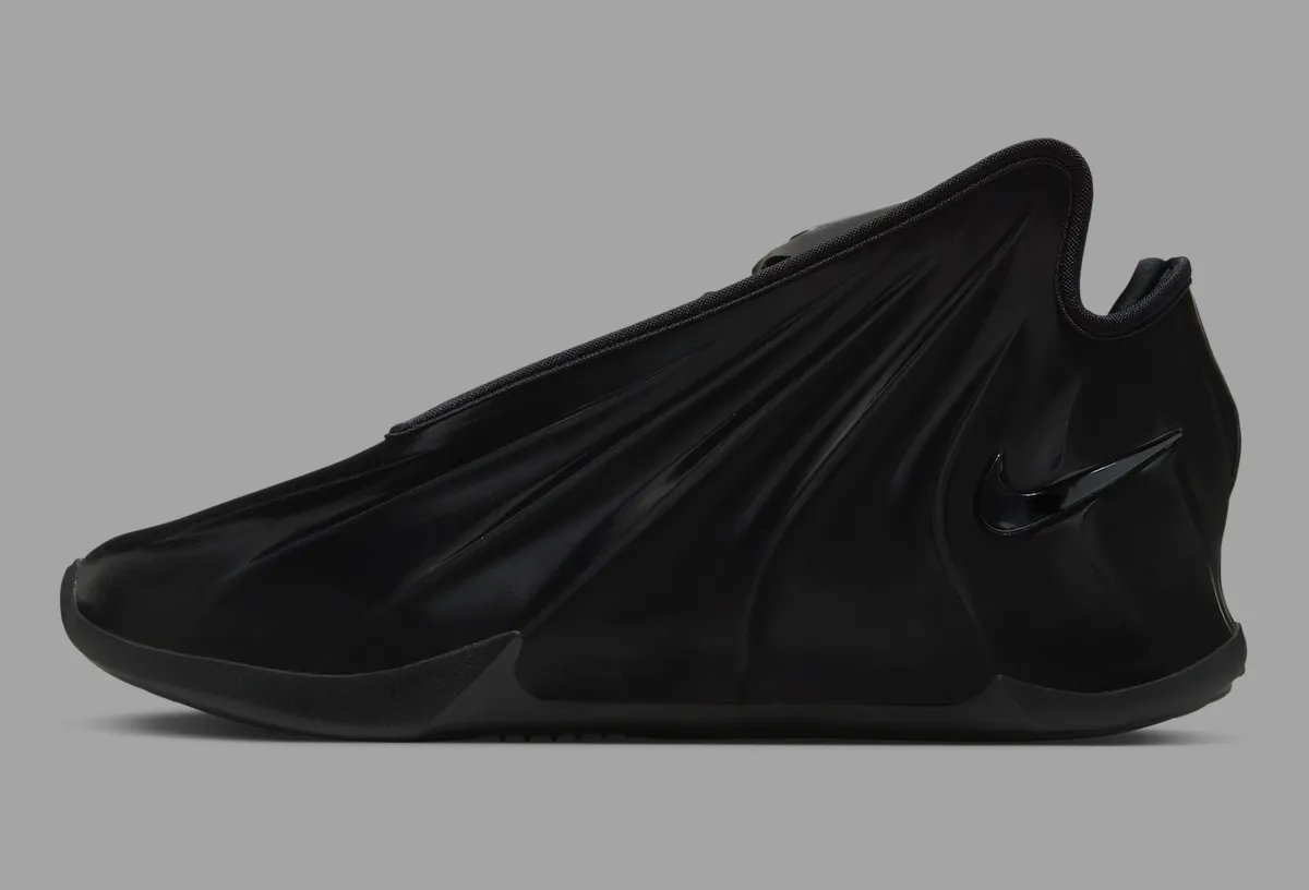 Nike GT Future Triple Black in all-black colorway, Holiday 2026 release - detail view 3