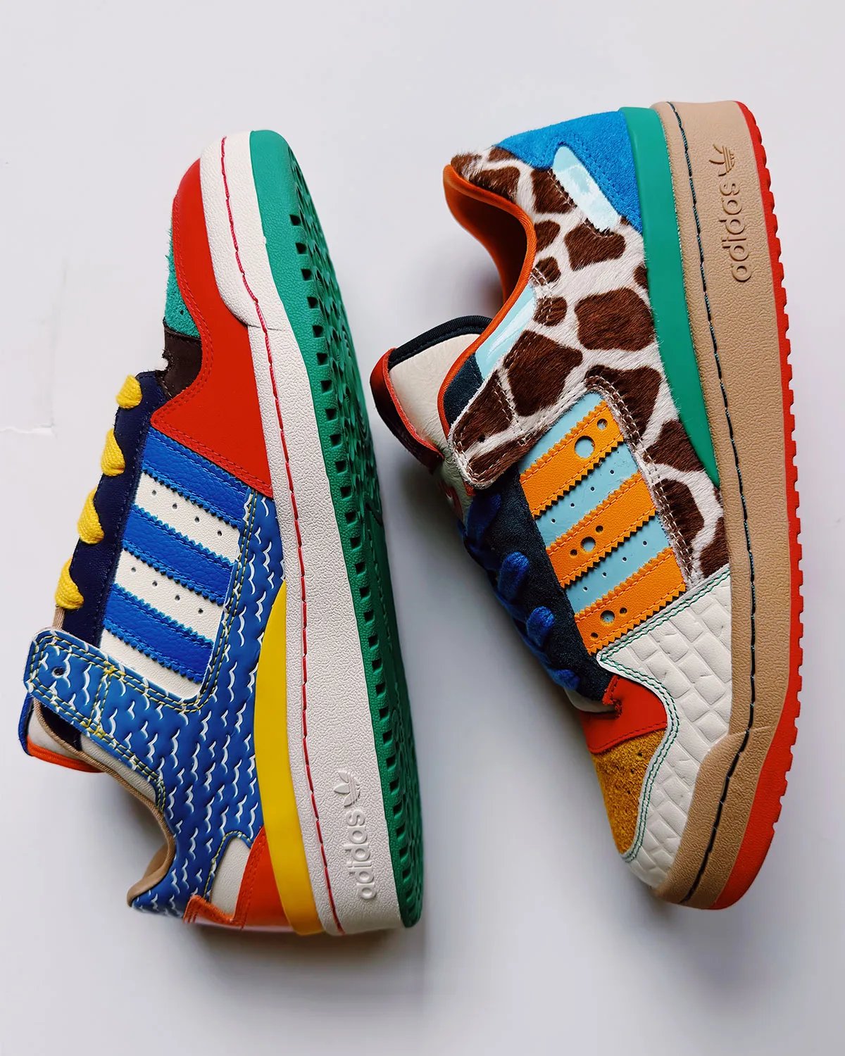 adidas Forum Low "What The Milwaukee" in full detail, featuring collaborative design elements and regional Milwaukee aesthetic - detail view 2