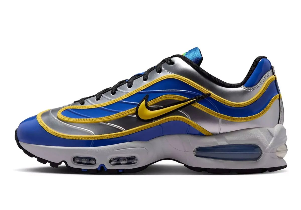 Nike Air Max Joga Bonito R9 combining Mercurial R9 upper with Air Max 95 sole in original colorway - detail view 1