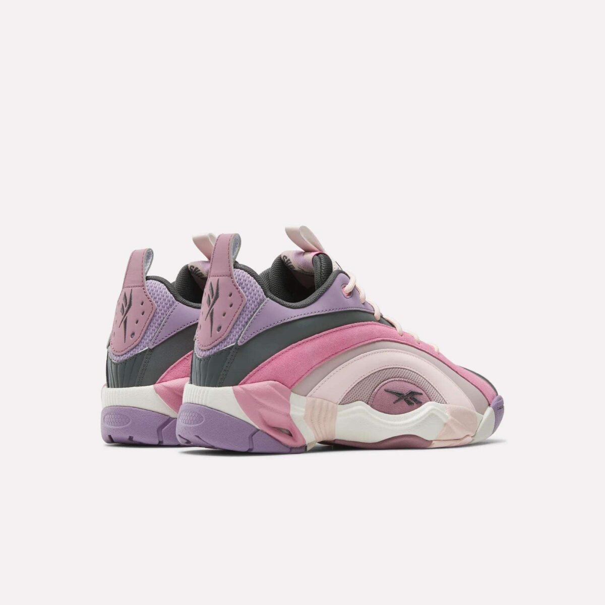 Reebok Shaqnosis Low in Muted Mauve colorway, lateral view - detail view 3