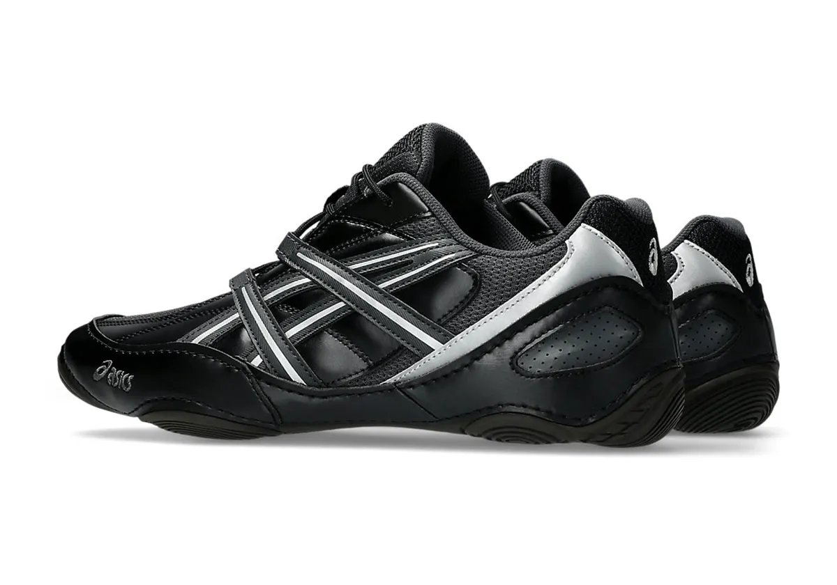 ASICS Hypersync low-profile running sneaker in neutral colorway, side profile view - detail view 1
