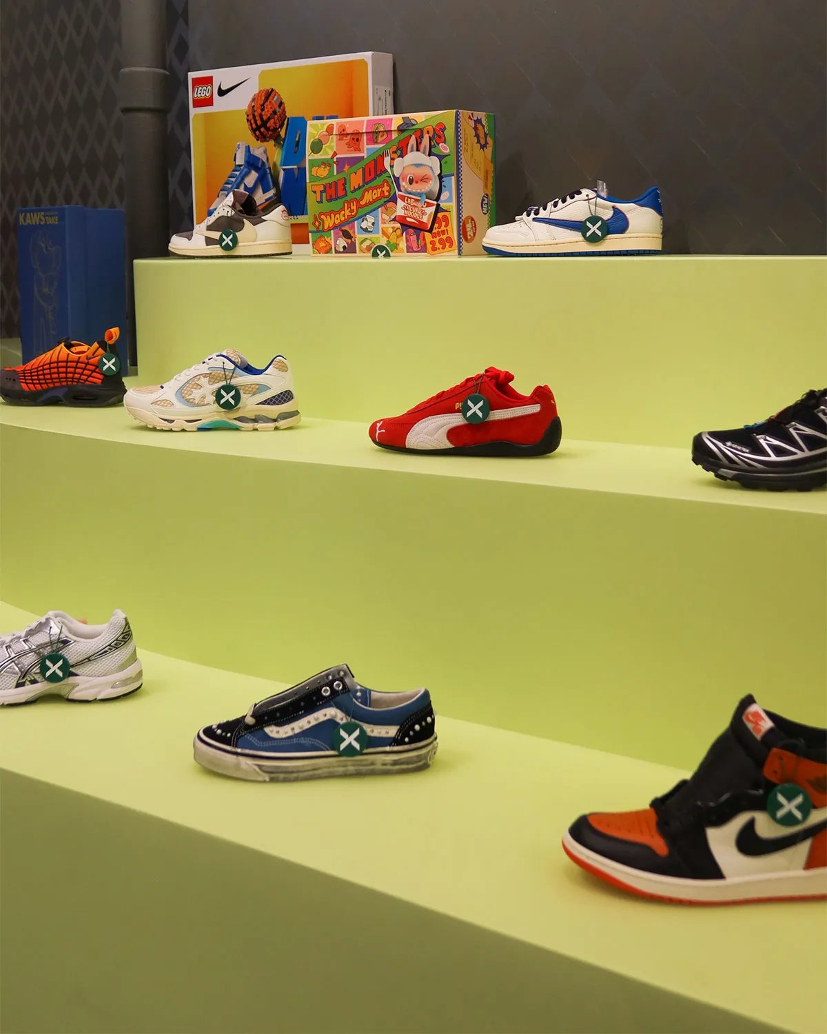 Interior view of StockX's renovated NYC flagship store in SoHo, displaying sneaker inventory and retail display fixtures - detail view 4