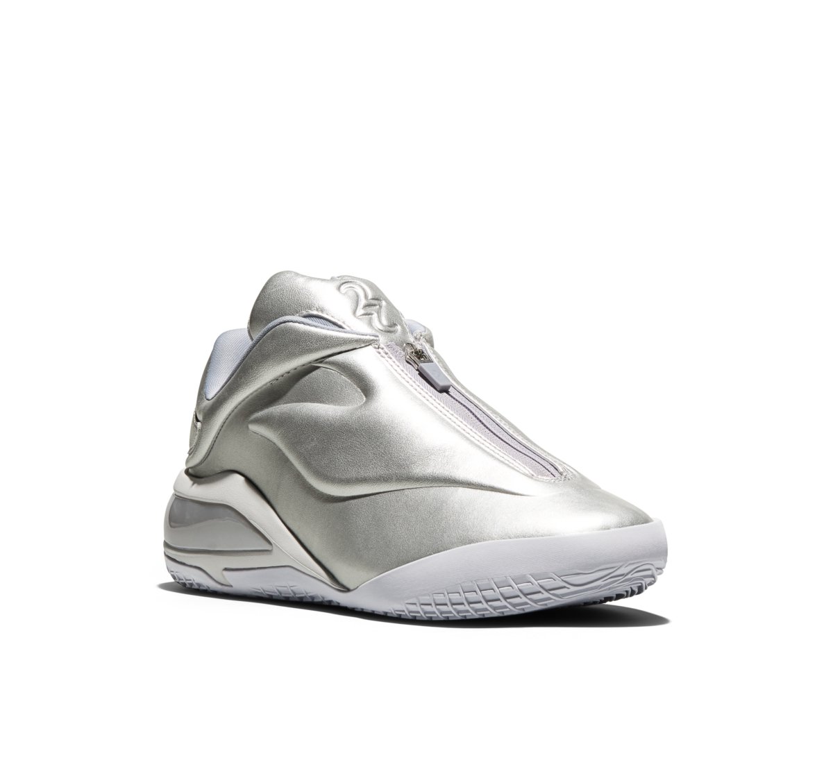 Converse SHAI 001 PREMIUM in Steel colorway, side profile view showcasing the premium construction and neutral tone - detail view 3