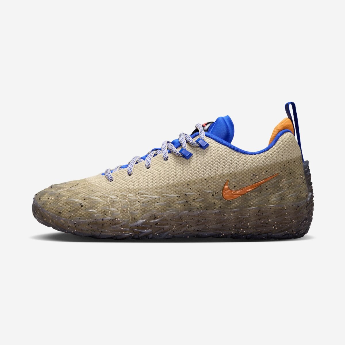 Cade Cunningham x Nike S.T. Charge PE "Rugged" in Rattan, Blue, and Orange colorway, style code IZ6735-200 - detail view 2