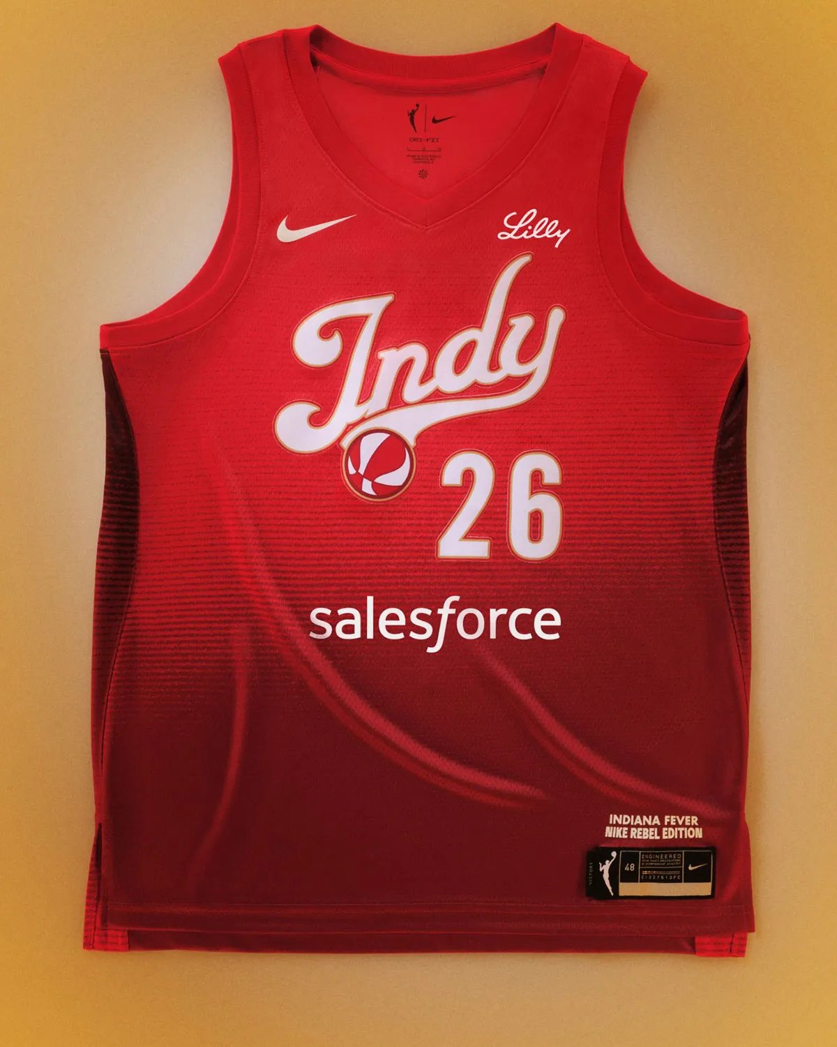 Nike WNBA 2026 Rebel Edition alternate jerseys displayed across multiple team colorways - detail view 1