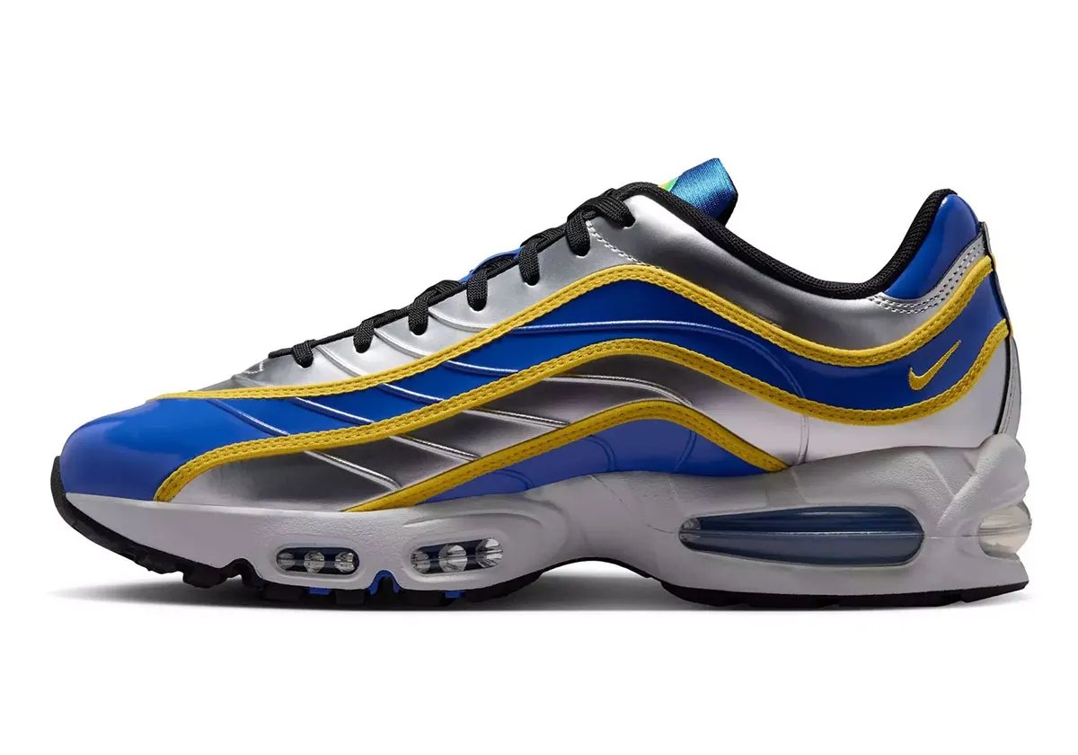 Nike Air Max Joga Bonito R9 combining Mercurial R9 upper with Air Max 95 sole in original colorway - detail view 3