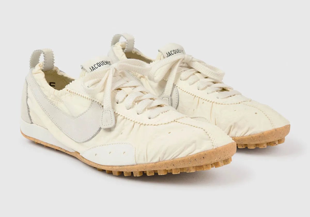 Nike x Jacquemus Moon Shoe collaboration featuring refined proportions and streamlined silhouette - detail view 2